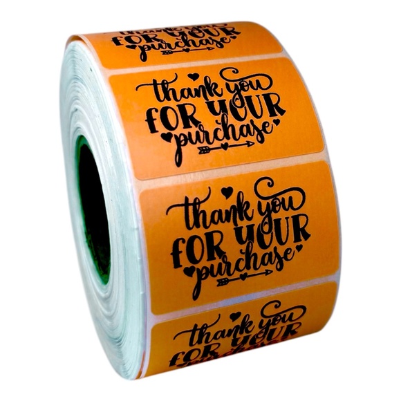 Thank you for your purchase sticker label for shops 2" | 8 Colors To Choose from - Picture 6 of 12
